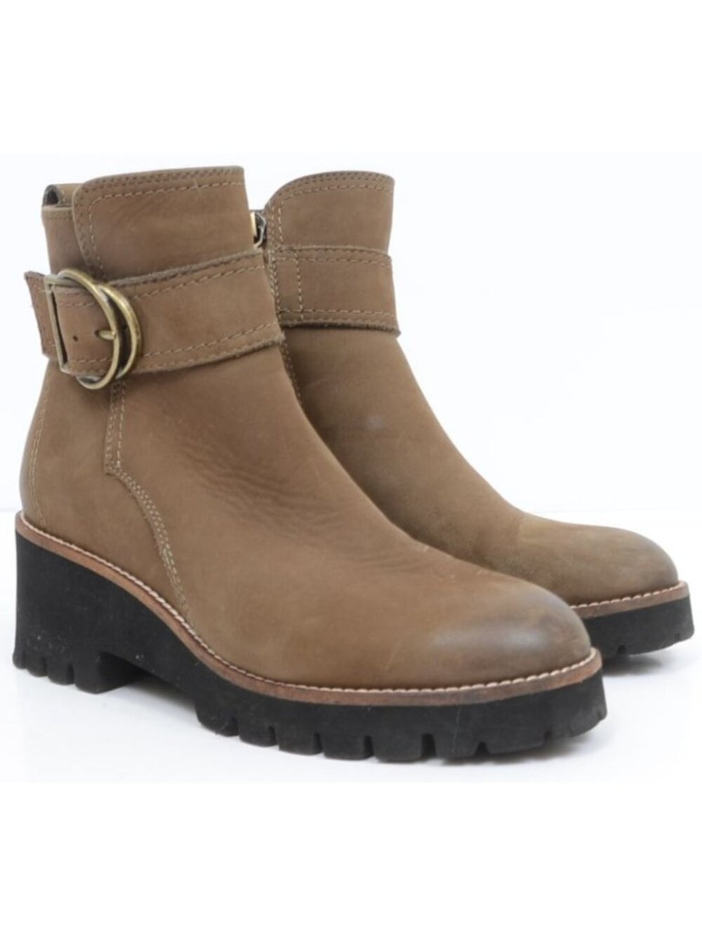 Blondo USA Dagger Women's 7M Waterproof‎ Lug Sole Platform Ankle Western Boots